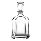 Blank Glass Decanter - Perfect for Whiskey, Scotch & Bourbon