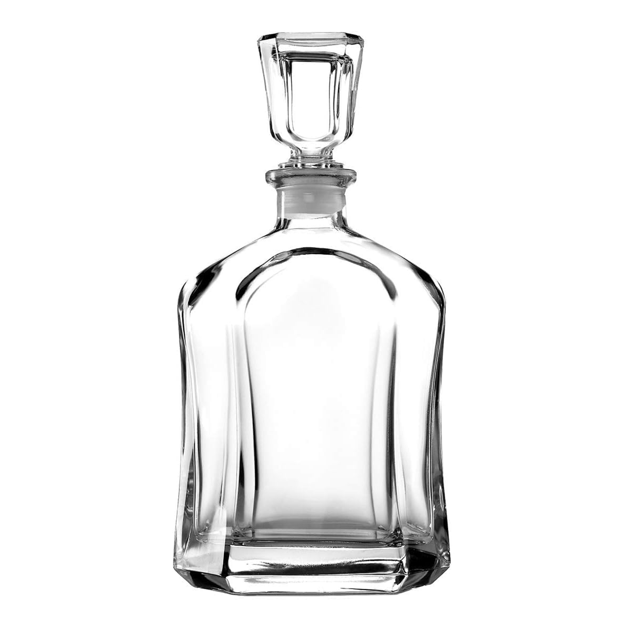 Blank Glass Decanter - Perfect for Whiskey, Scotch & Bourbon