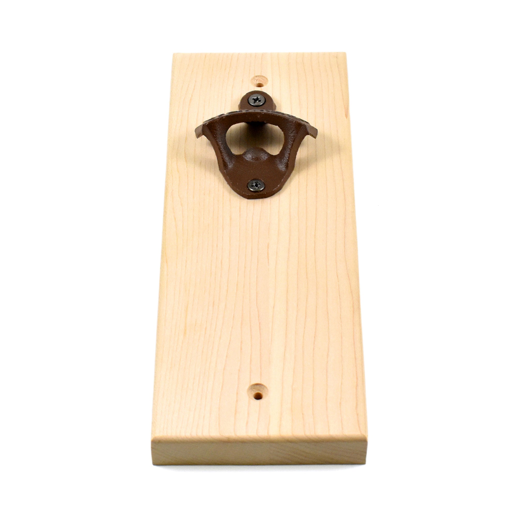 Blank Wall-Mounted Bottle Opener - Maple