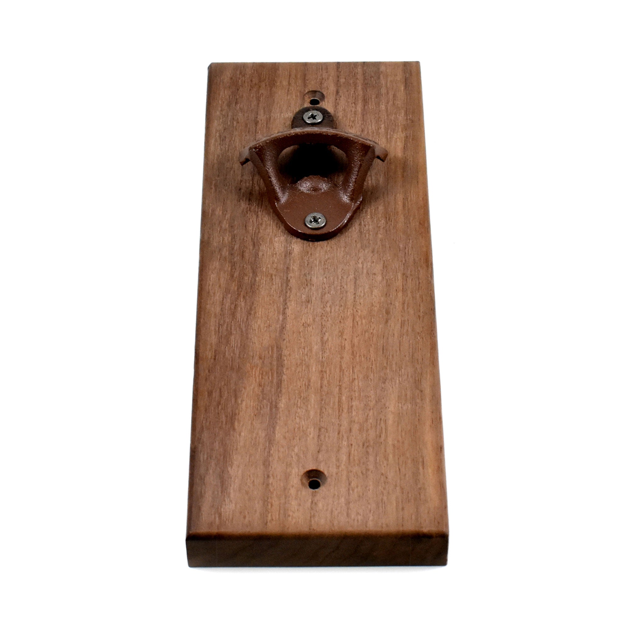 Blank Wall-Mounted Bottle Opener - Walnut