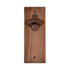 Blank Wall-Mounted Bottle Opener - Walnut