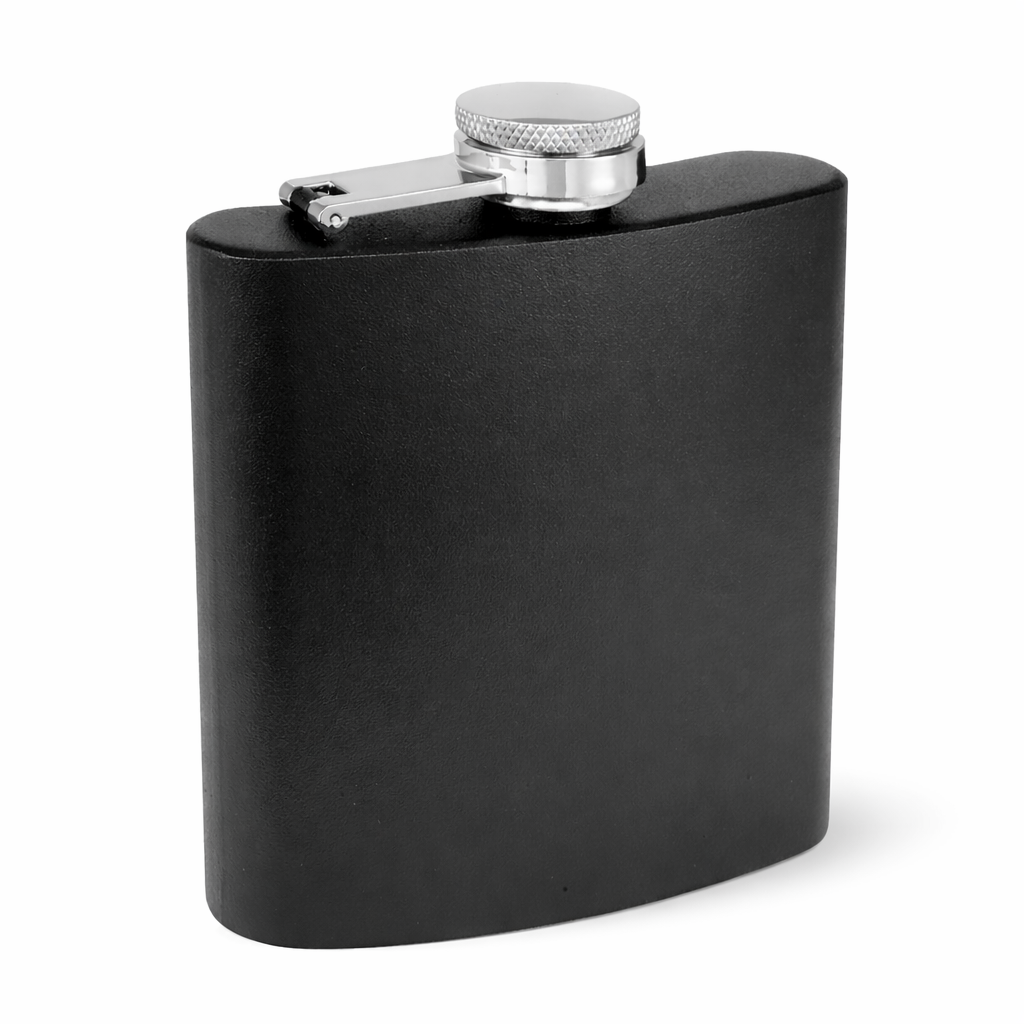 Blank Black Stainless Steel Flask