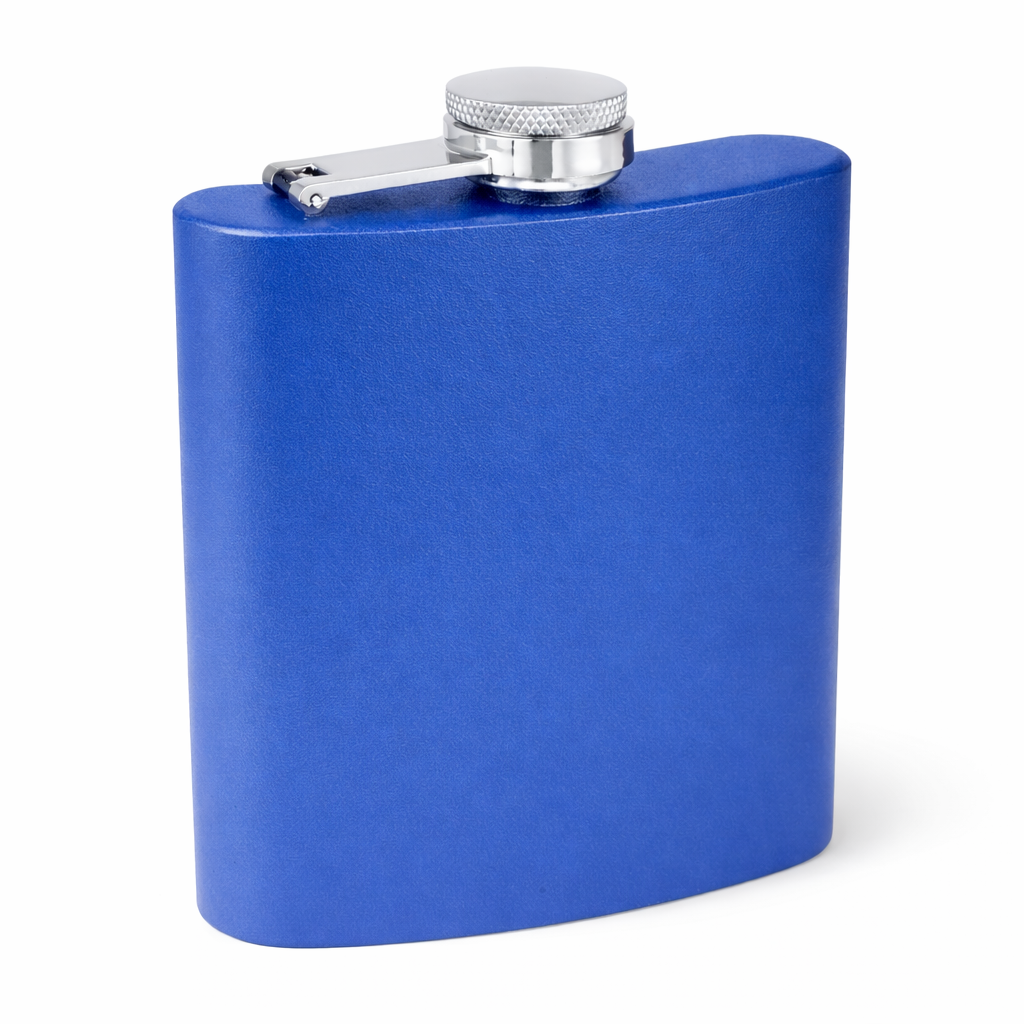 Blank Blue Stainless Steel Flask