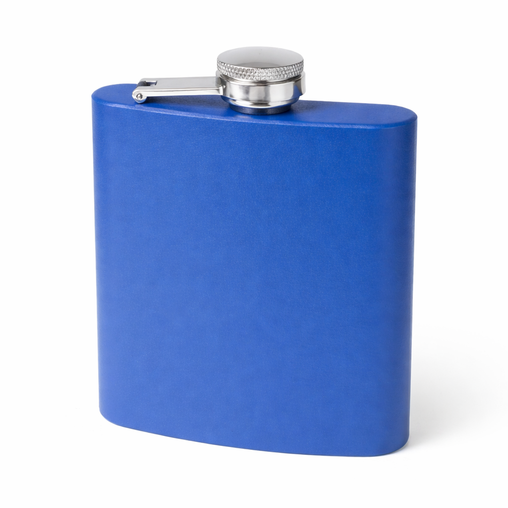 Blank Blue Stainless Steel Flask