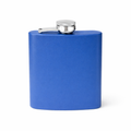 Blank Blue Stainless Steel Flask