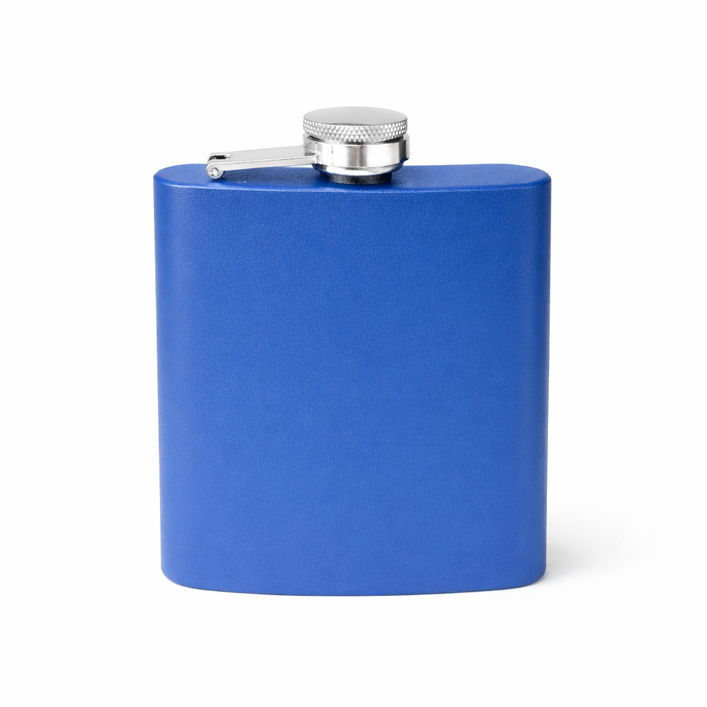 Blank Blue Stainless Steel Flask