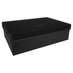 Blank Gift Box with Foam - Black & Gold