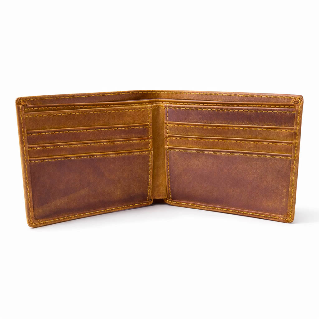 Blank Leather Wallet - Slim