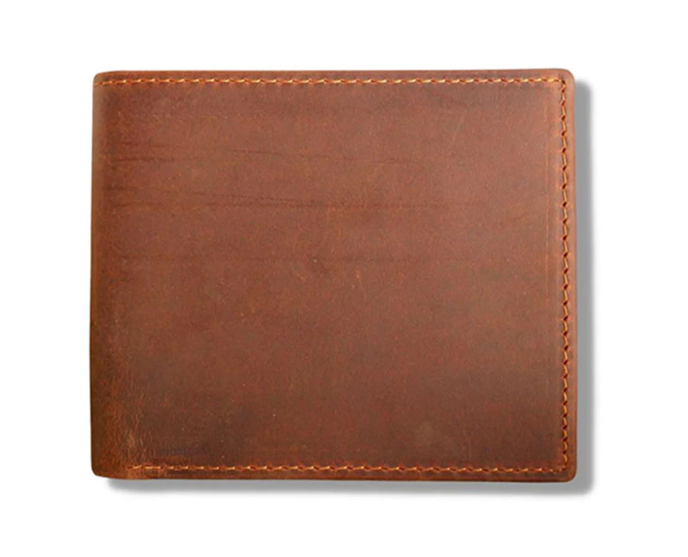 Blank Leather Wallet - Slim