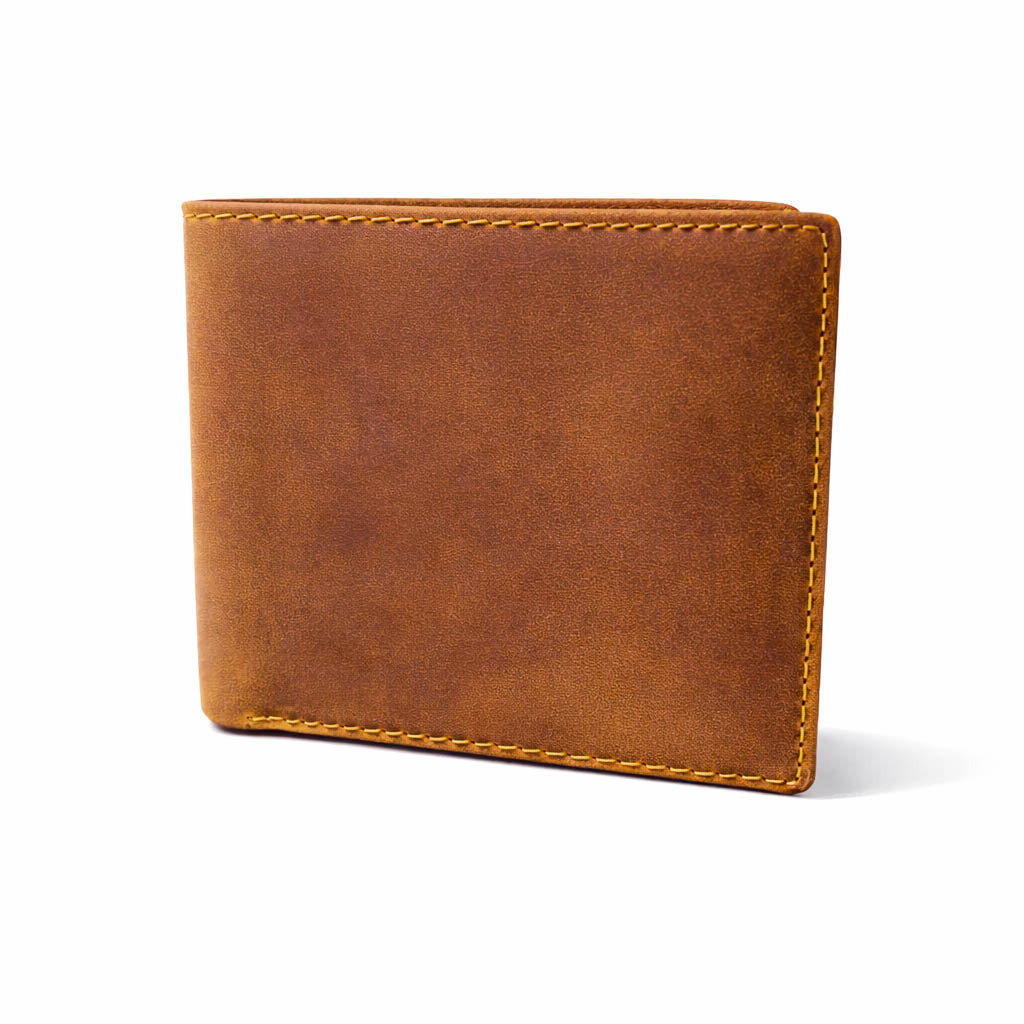 Blank Leather Wallet - Slim