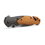 Blank Classic Wood Handle Pocket Knife - Bulk Laser Engraving