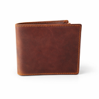 Blank Leather Wallet With Zipper