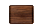 Blank Walnut Rectangular Tray with Edge