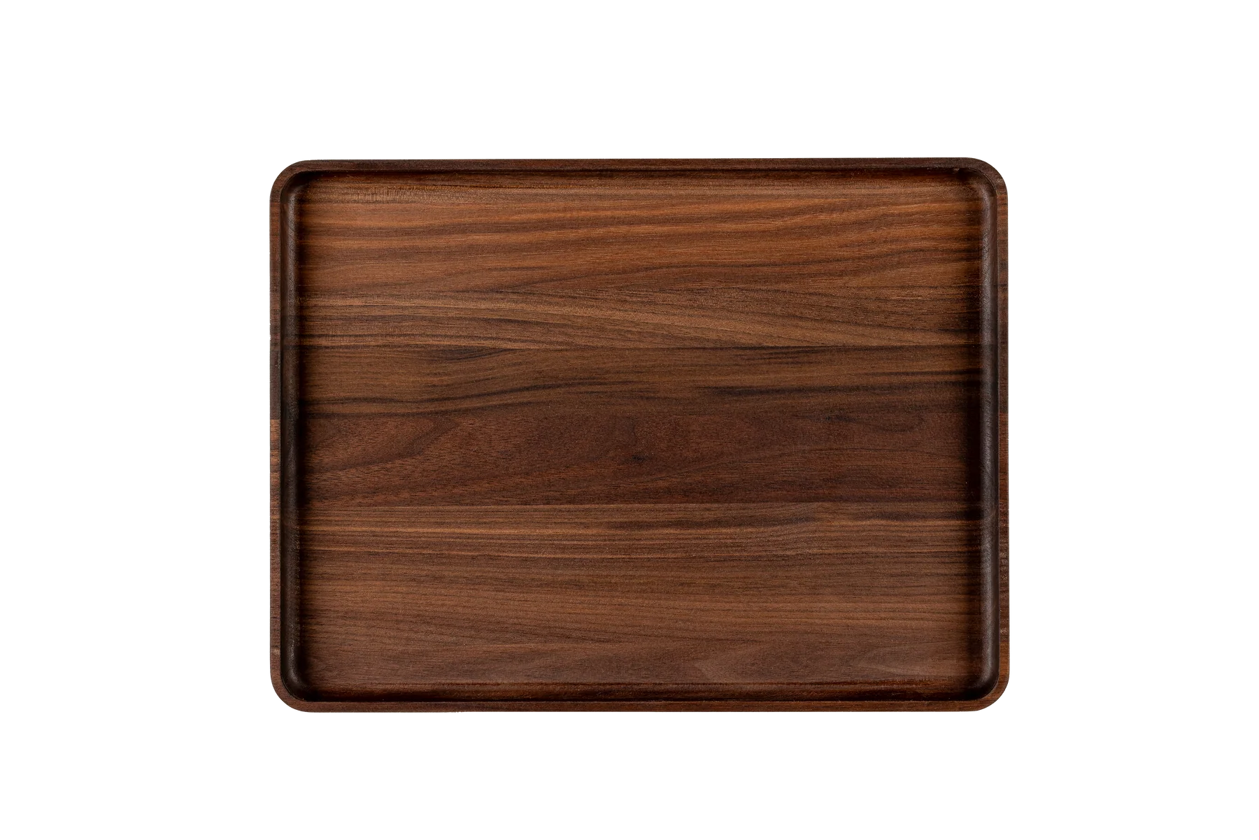 Blank Walnut Rectangular Tray with Edge